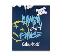 Colourbook Raccoglitore ad Anelli A4 Abstract - 4 Anelli, Dorso 3 cm, Design Gaming e Cyberpunk, Plastificazione Opaca Antigraffio, Formato 24x32 cm, Game