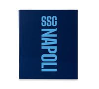 Colourbook Raccoglitore Ad Anelli A4 Napoli Logo Ufficiale SSC, Formato 24x32 cm, 4 Anelli, Dorso 3 cm, Ideale Per Scuola Ufficio E Casa