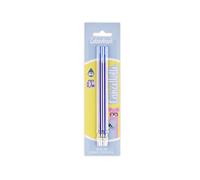 Colourbook - Refill Penna Gel Cancellabile, Set 2 Pezzi, Punta 0,7 mm, Altezza 13 cm, Inchiostro Termosensibile Blu