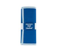 Colourbook Rotolo 36 Pastelli Bicolor Astuccio Scuola Chiusura Silicone (Blu)