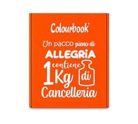 Colourbook Scatola Cancelleria 1 Kg, Arancione