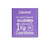 Colourbook Scatola Cancelleria 1 Kg, Lilla