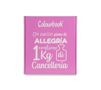 Colourbook Scatola Cancelleria 1 Kg, Rosa