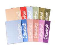 Colourbook Set 12 Quadernoni Italiano Rigatura C Per Scuola Primaria 4 E 5 Elementare, Formato Grande A4, 100 Pagine Ognuno, Fogli Spessi 100 Gr, Copertina Plastificata Lucida, FSC