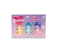 Colourbook - Set 3 Gommine da Cancellare Coccolotti, Official Licensee (Love&Tell)