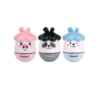 Colourbook Set 3 Timbri A Rullo Rollick Autoinchiostranti, Timbri Decorativi Bambini Coniglio Panda Maialino, Pattern Continuo Per Diario Quaderni Scrapbooking Scuola Elementare, Inchiostro Lavabile