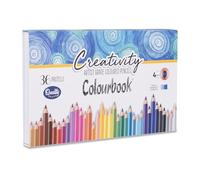 Colourbook Set 36 Matite Colorate Creativity in Scatola Magnetica - Mina 4mm Anti-Rottura, Alta Pigmentazione, per Disegno Artistico e Scuola Media