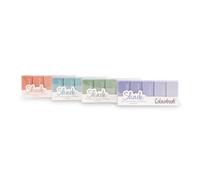 Colourbook Set 5 Gomme Da Cancellare Shade Lavanda Pastello, Gomma Morbida Non Abrasiva, Formato Tascabile Rettangolare, Per Scuola Disegno E Ufficio, Cancellazione Pulita Senza Tracce