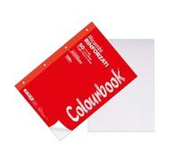 Colourbook Set 50 Ricambi A4 Quadretti 4mm Per Raccoglitori Ad Anelli Scuola Media Superiore Universita, Fori Con Banda Rinforzata Trasparente Anti-Strappo, Carta 90g Liscia, Made In Italy