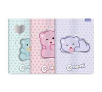 Colourbook Set 6 Quadernoni Coccolotti a Righe B Carta 100gr Formato A4