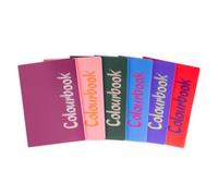 Colourbook Set 6 Quadernoni Italiano A Righe Con Margine Per Prima E Seconda Elementare, Formato Grande A4, 100 Pagine Ognuno, Carta 100g Fogli Spessi, Copertina Impermeabile