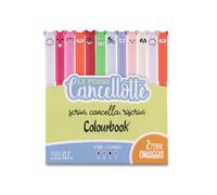 ColourBook, set di 12 penne gel cancellabili Cancellotta