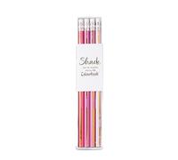Colourbook Shade - Set 4 Matite HB, Gomma Bianca, 4 Colori (Orchidea)