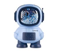 Colourbook Space Bank Salvadanaio Astronauta Per Bambini Idea Regalo Compleanno Azzurro Pastello, Imparare A Risparmiare, Design Spaziale 3D Cameretta, Plastica Resistente Anti-Urto, Portamonete