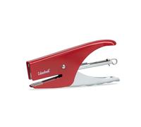 Colourbook Spillatrice Cucitrice A Pinza In Metallo Rosso Per Scuola Ufficio Casa, Punti Passo 6/4 Standard, Capace Fino A 10 Fogli, Meccanismo Manuale A Molla Fluido e Resistente