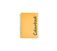Colourbook Spiralato Fluo - Quaderno Formato A6 Con Microperforazione, 160 pagine, 70 g/m²,Quadretti 5 millimetri Arancione fluo