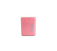 Colourbook Temperamatite 2 Fori con Serbatoio Trasparente Rosa Lame Acciaio Matite Standard e Jumbo Scuola Primaria