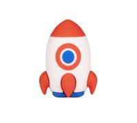 Colourbook Temperamatite Con Serbatoio 1 Pezzo, Design Spazio Assortito Astronauta O Razzo, Temperino 1 Foro Per Matite E Pastelli, Cancelleria Scuola Bambini (Razzo)