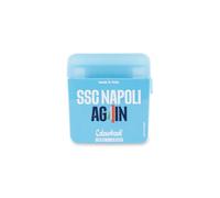 Colourbook - Temperamatite Napoli in Metallo 2 Fori Ø 5,5 mm - ⌀ 3,3 mm, Serbatoio in Plastica, Sistema Copri Fori, (Azzurro)