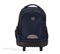 Colourbook Trolley - Zaino Trolley Scuola, Spallacci Imbottiti Uso Zaino, Scocca Antifurto (Blu)