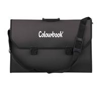 Colourbook Valigetta portadisegni Fluo con tracolla - 36x53cm Nero