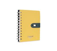 Colourbook Virgola - Agenda Giornaliera 2025, (Giallo Ocra)