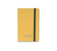 Colourbook Vogue - Agenda Giornaliera 2025, Chiusura con Elastico (Giallo Ocra)