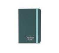 Colourbook Vogue - Agenda Giornaliera 2025, Chiusura con Elastico (Verde Mirto)