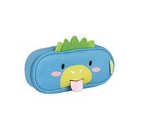 Colourbook Wild&Cute - Astuccio Portapenne Dino Wild Chiusura Zip per Scuola e Bambini
