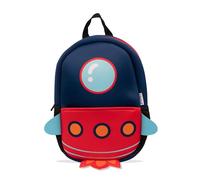 Colourbook - Zaino Asilo Bimbi, Neoprene Resistente, Ultraleggero 330g, Tasca Anteriore con Zip, Dimensioni 30x25x10cm, Lovely Space