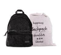 Colourbook Zaino Casual Elegance, 41 x 31 x 16, 23 Litri (Velar, Nero)