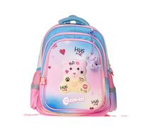 Colourbook - Zaino Scuola Coccolotti, Schienale Ergonomico Imbottito, Spallacci Regolabli, Dimensioni 44x34x17, 25 litri, Official Licensee (Love Azzuro)