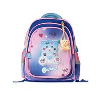 Colourbook - Zaino Scuola Coccolotti, Schienale Ergonomico Imbottito, Spallacci Regolabli, Dimensioni 44x34x17, 25 litri, Official Licensee (Love Azzuro)