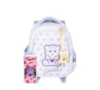 Colourbook - Zaino Trolley Coccolotti, Zaino Trolley, Contiene un Coccolotto Love&Tell, Manico Allungabile, Dimensioni 38x25x12, Official Licensee (Classic Lilla)