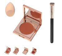 Coloured Clay CC Undereye Corrector, Undereye Colour Corrector for Dark Circles, Undereye Corrector with Brush, Under Eye Concealer, Cream Foundation Under Eye Makeup