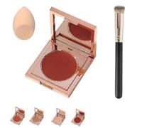Coloured Clay CC Undereye Corrector, Undereye Colour Corrector for Dark Circles, Undereye Corrector with Brush, Under Eye Concealer, Cream Foundation Under Eye Makeup