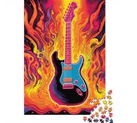 Colourful Guitar (4) Jigsaw Puzzle Impossibili 1000 Pezzi Decorazione Per La Casa. Giochi Rilassamento E Intelligence Per Adulti E Ragazzi Da 14 Anni 1000pcs (75x50cm)