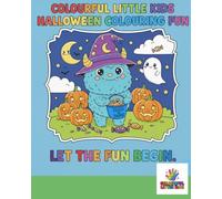 Colourful Little Kids Halloween Colouring Fun