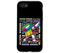 Colourful Master Builder Dabbing Blocks Bricks Builder Custodia per iPhone SE (2020) / 7/8
