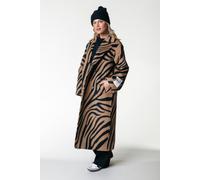 Colourful Rebel Zania Zebra Double Breasted Wool Long Coat Brown Taglia: XS | Cappotti doppiopetto Outlet | Donna | Marrone