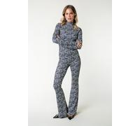 Colourful Rebel Zebra Peached Extra Flare Pants Black/white Taglia: XS | Pantaloni a zampa di elefante Outlet | Donna | Arancia