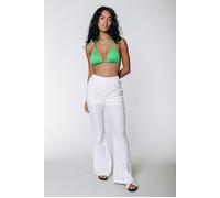 Colourful Rebel Zuri Broderie Flare Pants Off White Taglia: XS | Pantaloni a zampa di elefante Outlet | Donna | Bianco