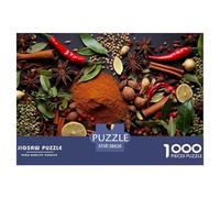 Colourful Spices 1000 Piece Jigsaw Puzzle For Adults Challenging Game Stress Relief Puzzle Cultivate The Spirit of Teamwork For Adults Gifts 38x26cm/1000pcs
