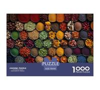 Colourful Spices 1000 Piece Jigsaw Puzzle For Adults Challenging Game Stress Relief Puzzle Exercise The Memory of The Brain for The Whole Family, Gifts for Women, Gifts for Men 70x50cm/1000pcs