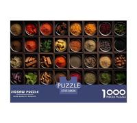 Colourful Spices 1000 Pieces Jigsaw Puzzles For Adults Challenging Game Stress Relieving Entertainment Exercise The Memory of The Brain for Men, Women, Elders, Seniors 38x26cm/1000pcs