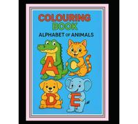 Colouring Book Alphabet of Animals: English
