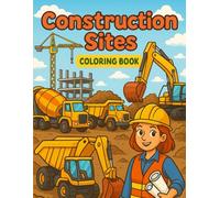 Colouring book - construction sites