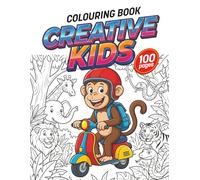 Colouring Book Creative Kids: 100 Pages