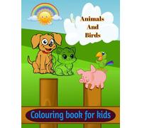 Colouring Book for Kids: Animals and Birds