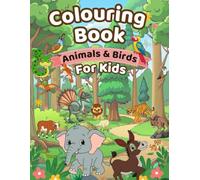 Colouring Book for Kids Animals & Birds